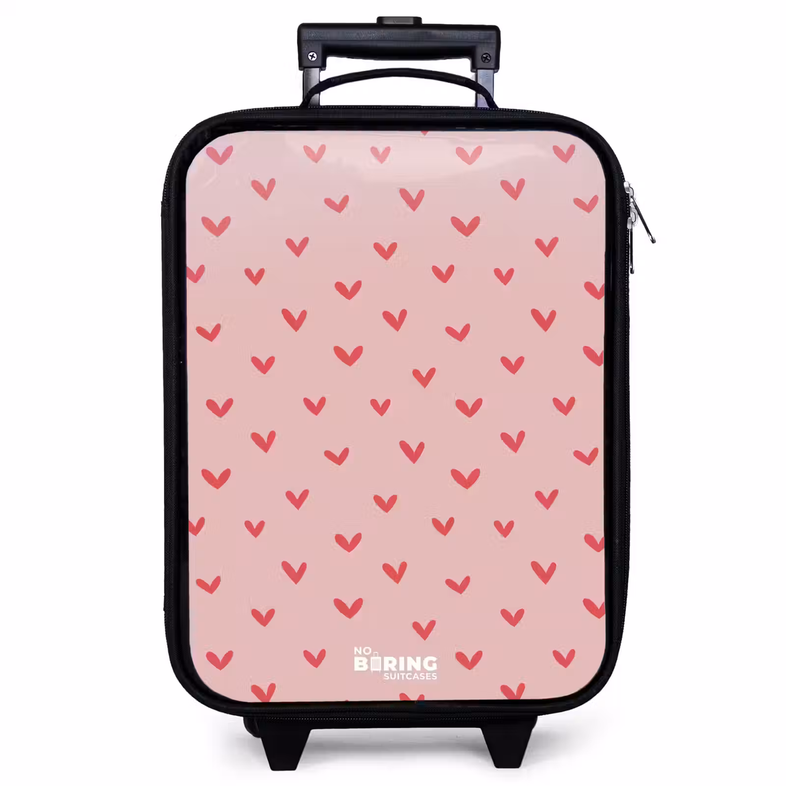 Children's suitcase - Heart pattern with pink colors — 1