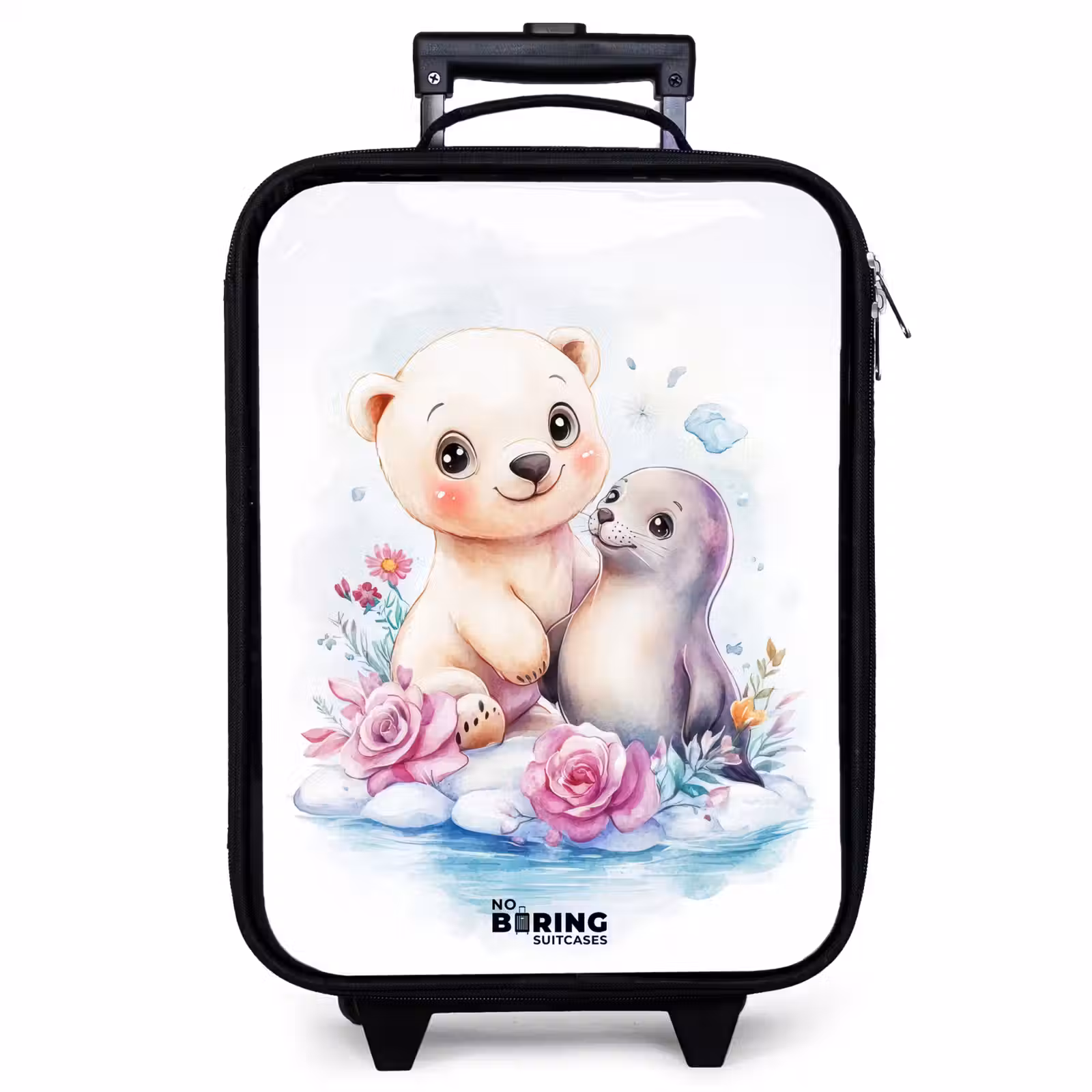 Children's suitcase - Polar bear and seal on an ice floe — 1