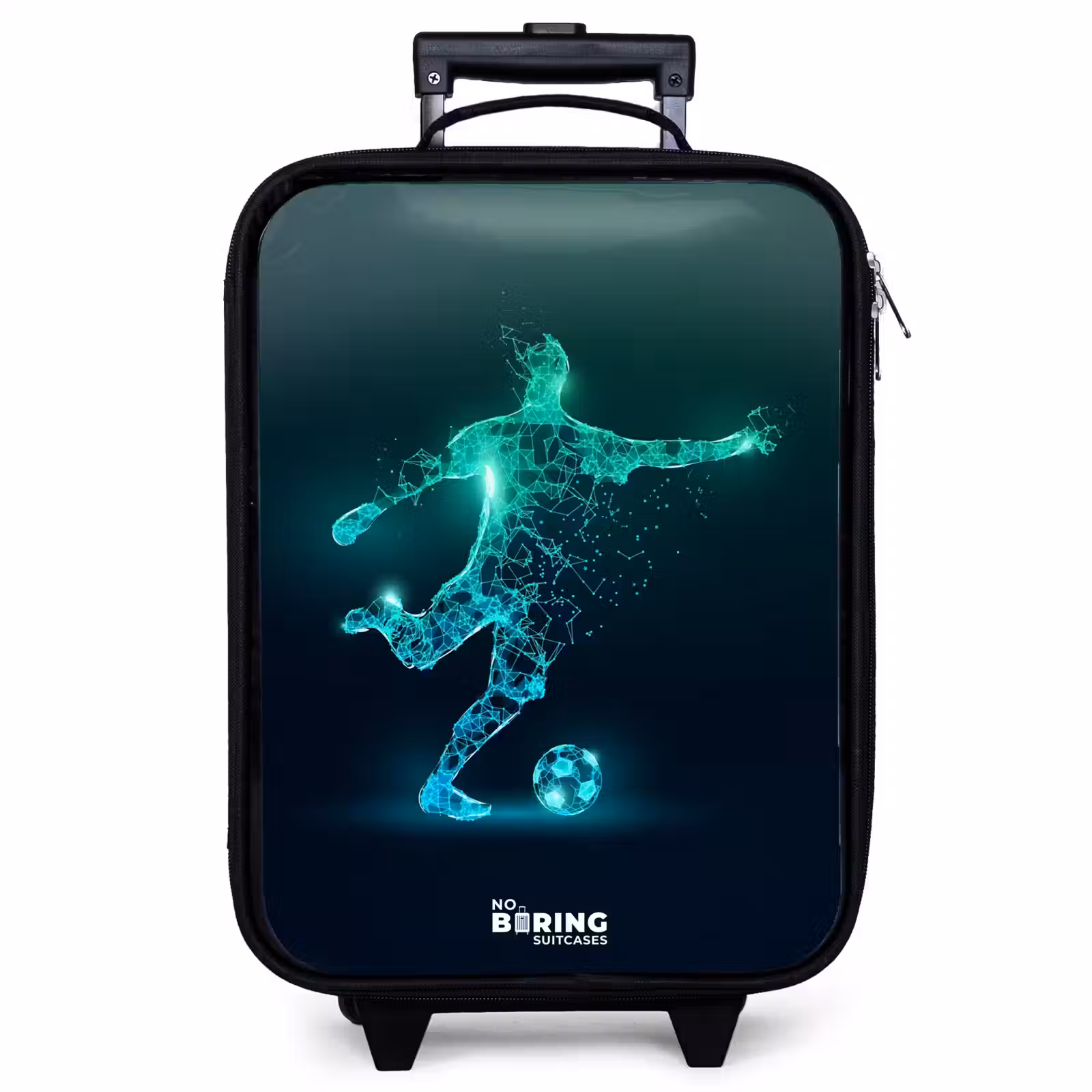 Children's suitcase - Soccer player forcefully kicks in digital form — 1