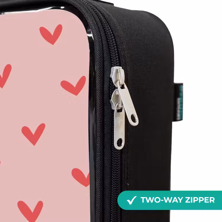 Children's suitcase - Heart pattern with pink colors — 6