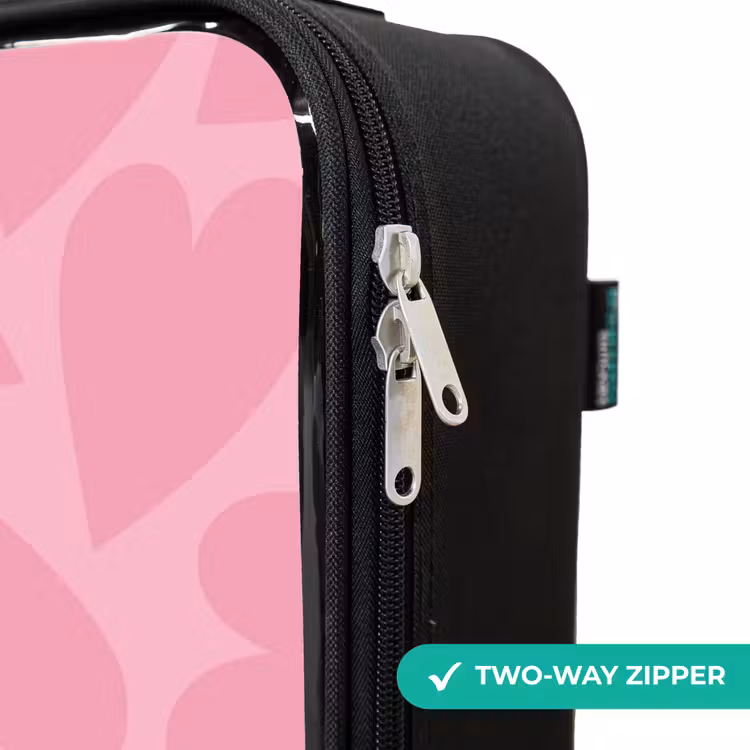 Children's suitcase - Pink hearts pattern — 6