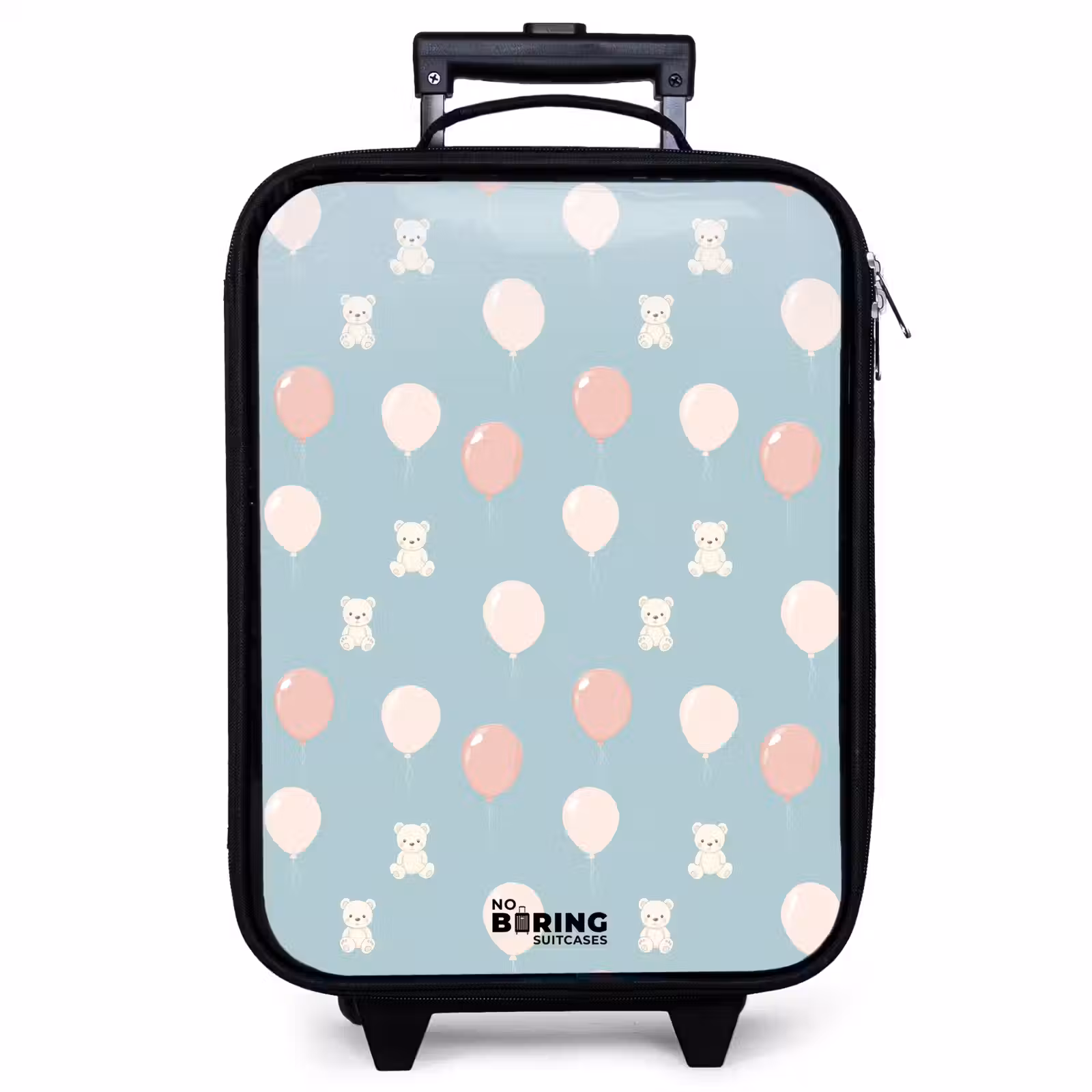 Children's suitcase - Bears in hot air balloons among clouds and balloons — 1