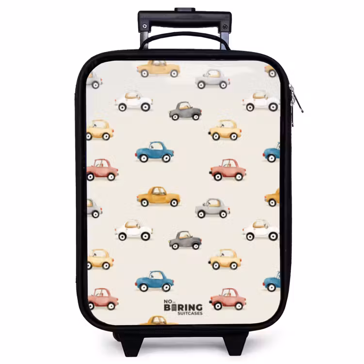 Children's suitcase - Colorful retro cars — 1