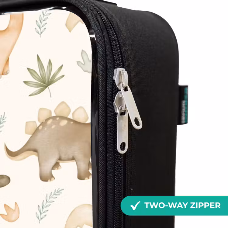 Children's suitcase - Dino pattern in pastel colors — 6