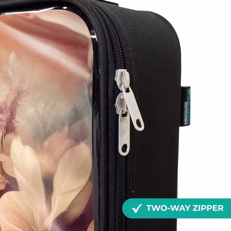 Children's suitcase - Sea turtle among flowers underwater — 6