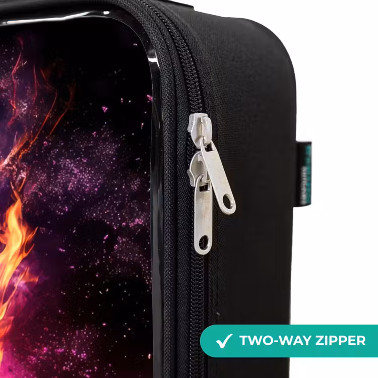 Children's suitcase - Soccer in pink fire explosion — 6