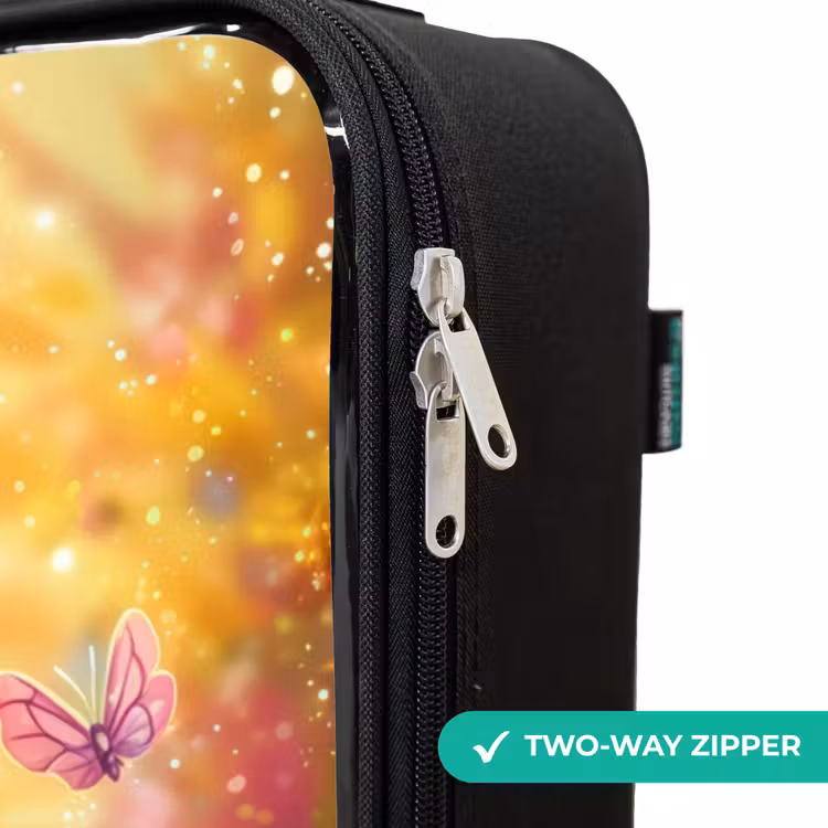 Children's suitcase - Unicorn with colorful flowers — 6