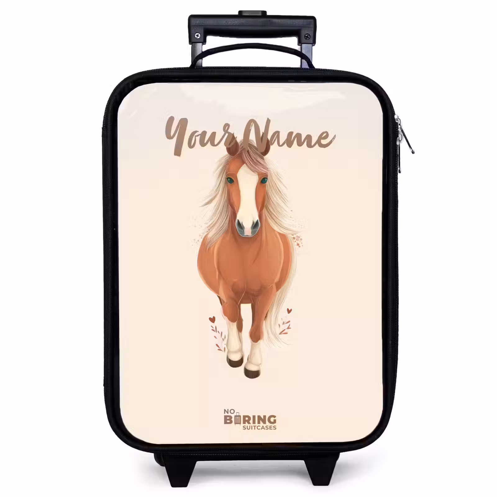Children's suitcase - Brown horse in gallop — 1