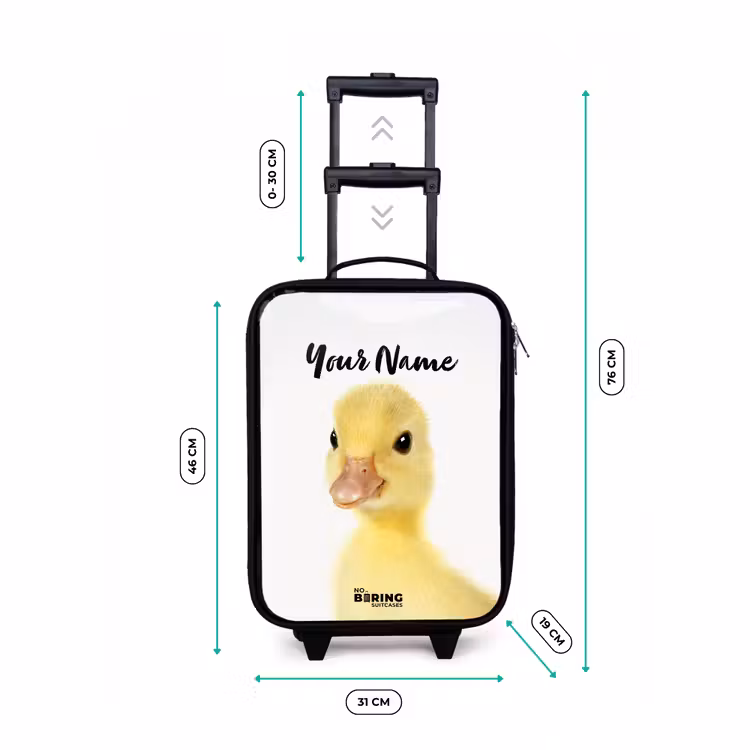 Children's suitcase - Black - Barry the Rubber Duck — 3