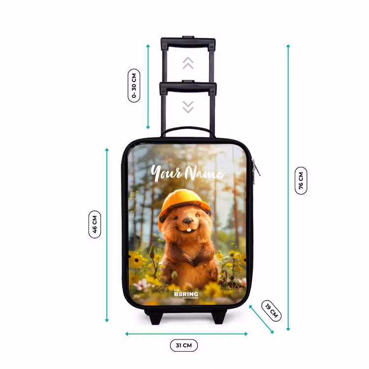 Children's suitcase - Black - Benno Bloembouwer — 3