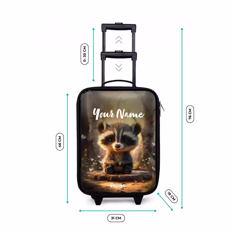 Children's suitcase - Black - Bobby Bosboom — 3