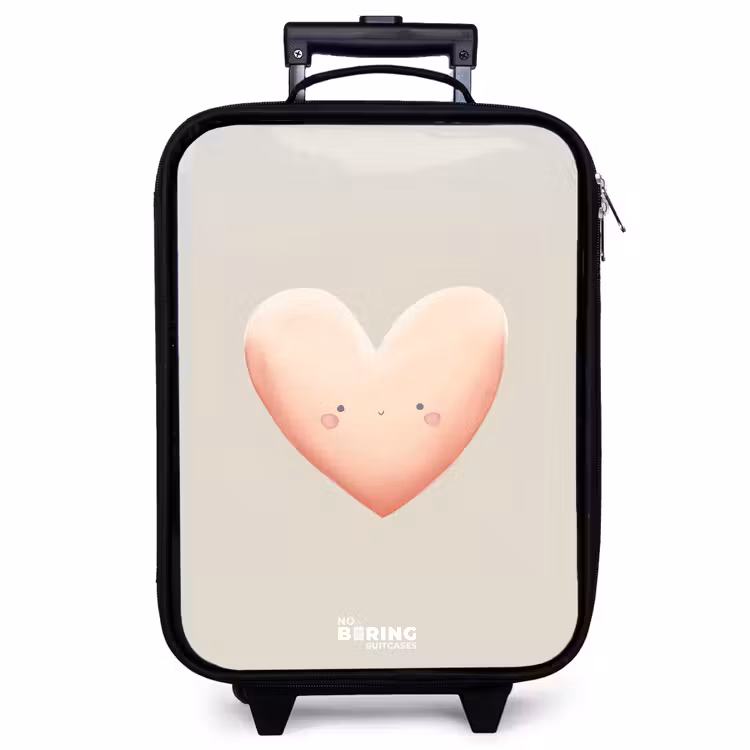 Children's suitcase - Heart in pastel colors — 1