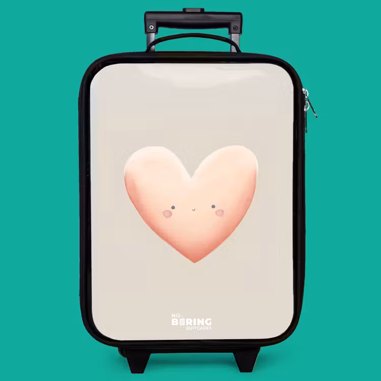 Children's suitcase - Heart in pastel colors — 4