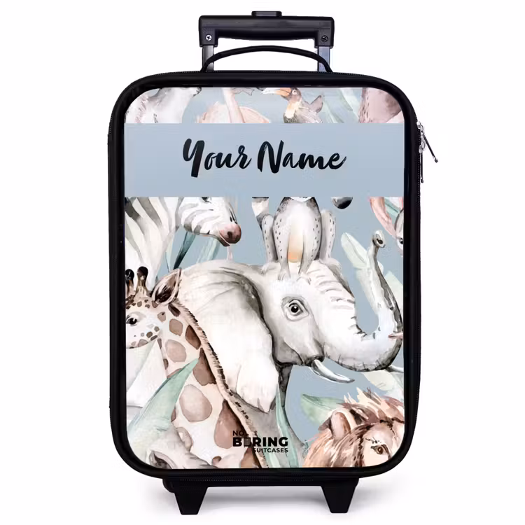 Children's suitcase - Jungle in Light Colors — 1