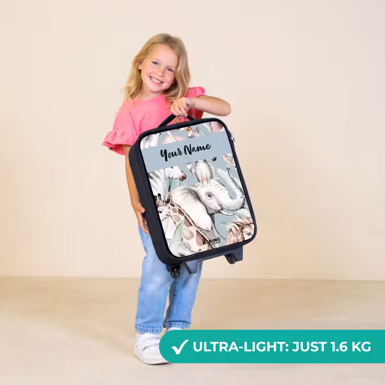 Children's suitcase - Jungle in Light Colors — 5