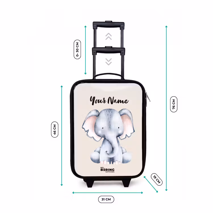 Children's suitcase - Oane Elephant — 3