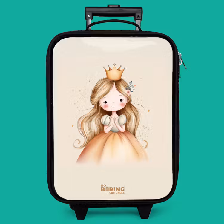 Children's suitcase - Princess in golden tones — 4