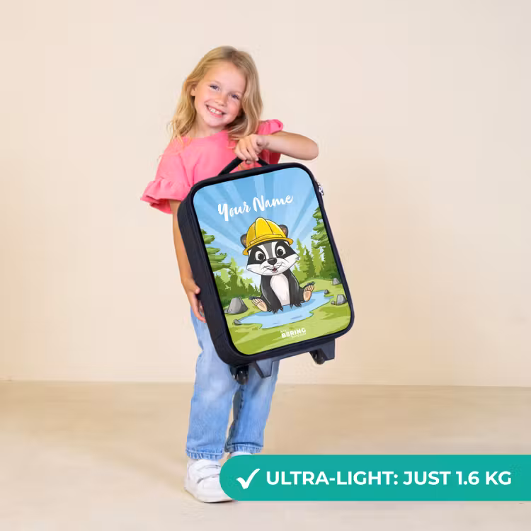 Children's suitcase - Black - Wally work bear — 5