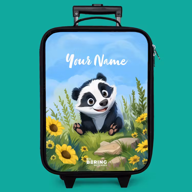 Children's suitcase - Black - William raccoon — 4