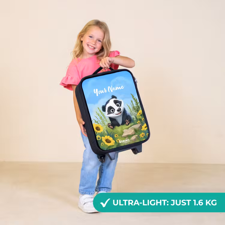 Children's suitcase - Black - William raccoon — 5