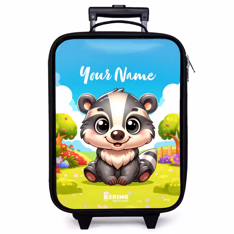 Children's suitcase - Black - Willy Rocker — 1
