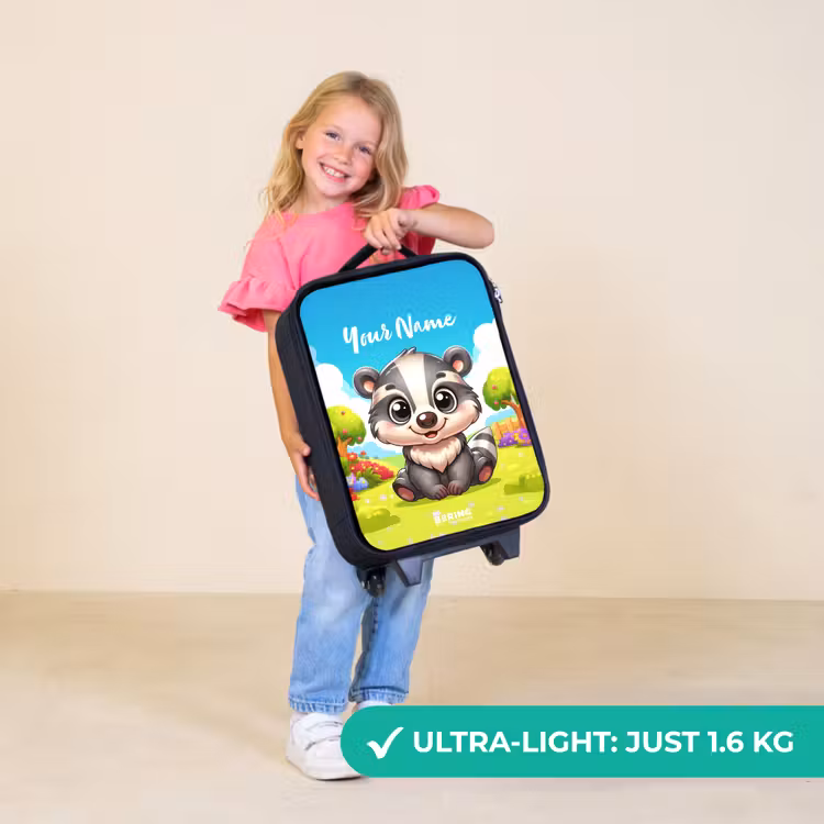 Children's suitcase - Black - Willy Rocker — 5