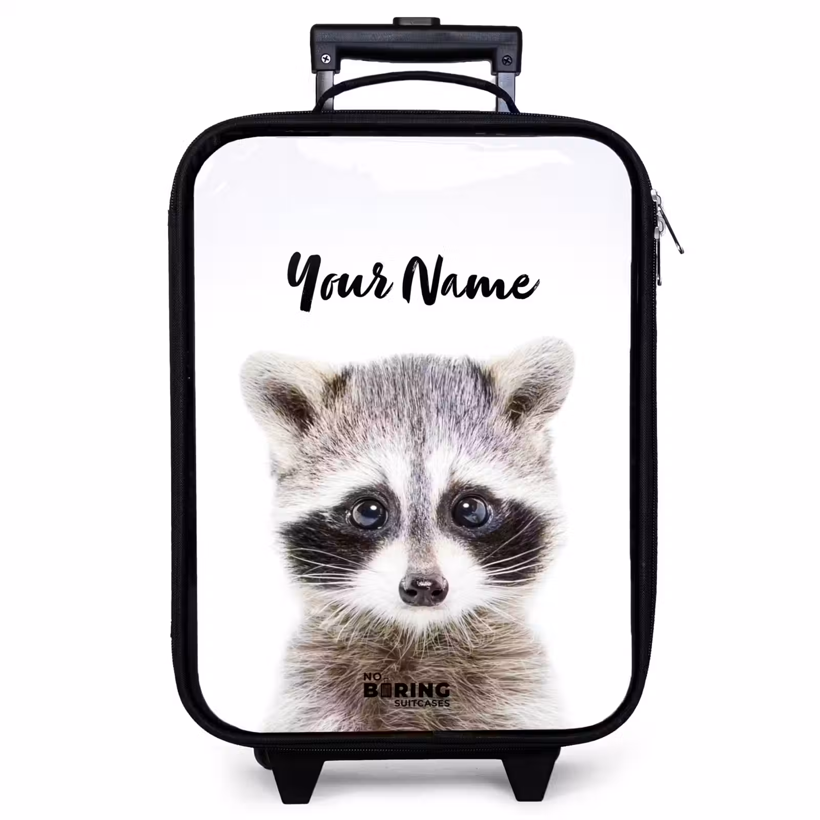 Children's suitcase - Black - Rachid Racoon — 1