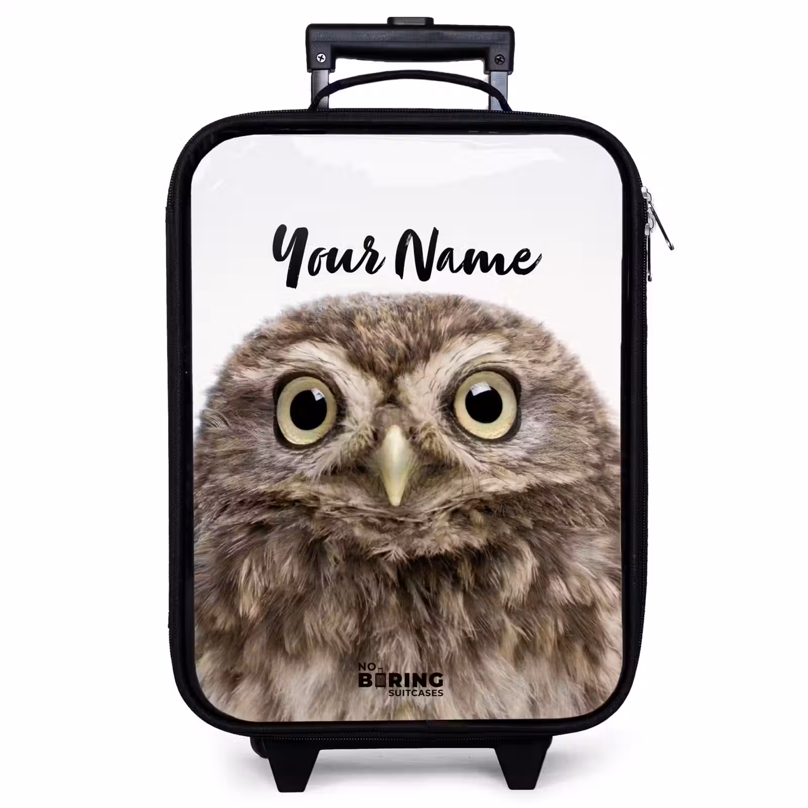 Children's suitcase - Black - Ulke Owl — 1