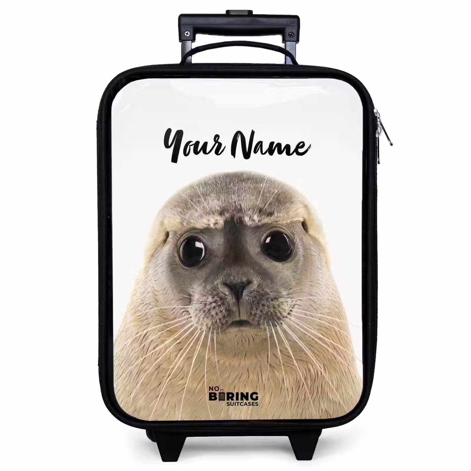 Children's suitcase - Black - Zyon Seal — 1