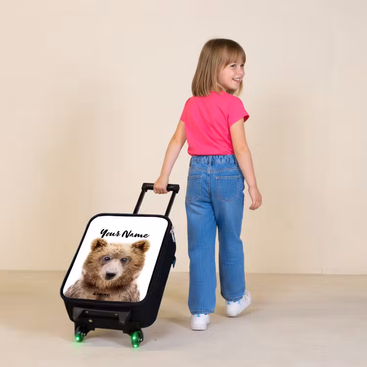 Children's suitcase - Black - Bennie Bear — 2