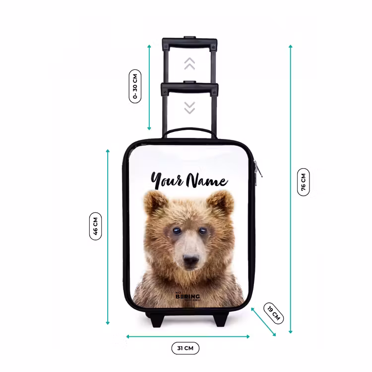 Children's suitcase - Black - Bennie Bear — 3