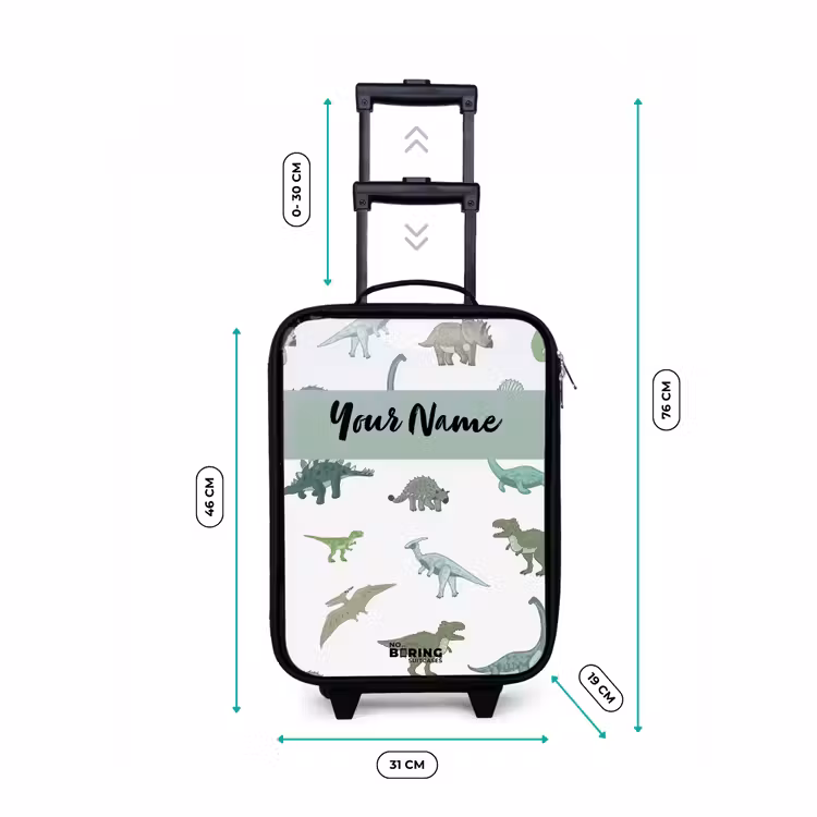 Children's suitcase with name - Dino Dynasty — 3