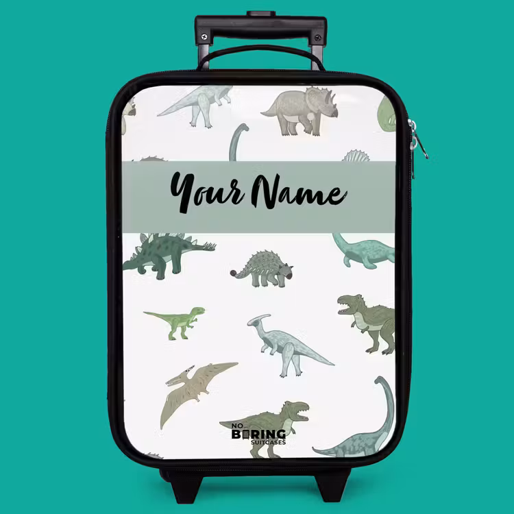 Children's suitcase with name - Dino Dynasty — 4
