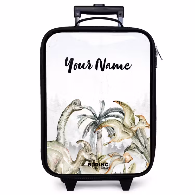 Children's suitcase with name - Dino Jungle — 1