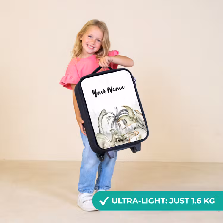 Children's suitcase with name - Dino Jungle — 5
