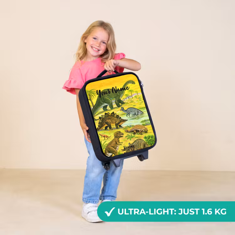 Children's suitcase with name - Dinosaur in Dinosaurland — 5