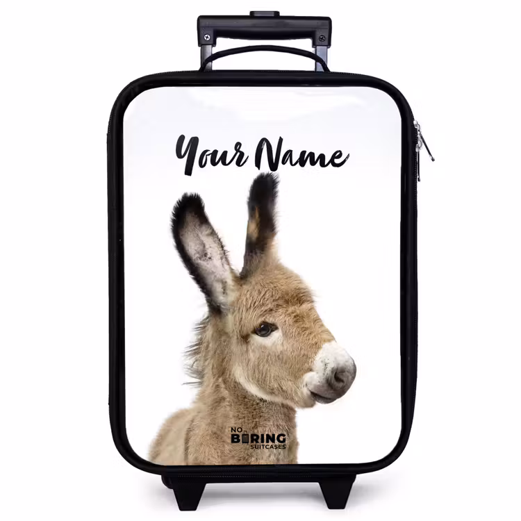 Children's suitcase - Black - Eddy Donkey — 1