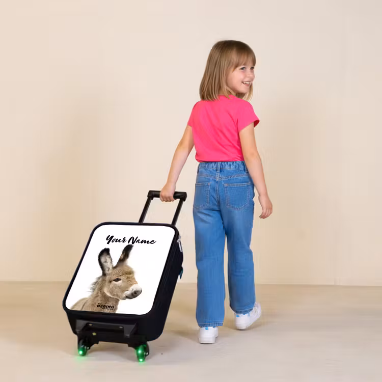 Children's suitcase - Black - Eddy Donkey — 2