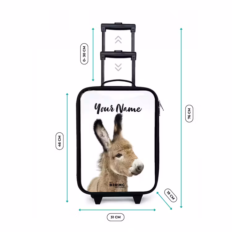 Children's suitcase - Black - Eddy Donkey — 3