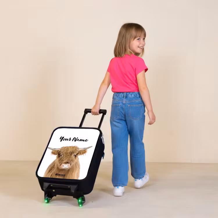 Children's suitcase - Black - Halbe Highlander — 2