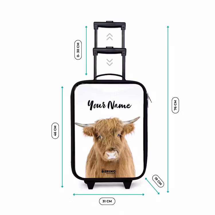 Children's suitcase - Black - Halbe Highlander — 3