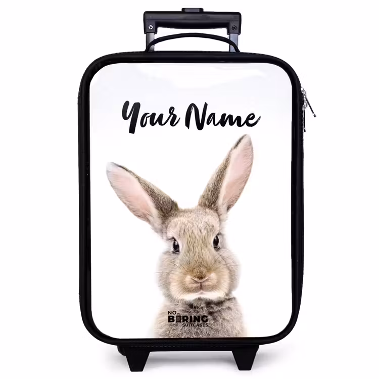 Children's suitcase - Black - Koen Rabbit — 1