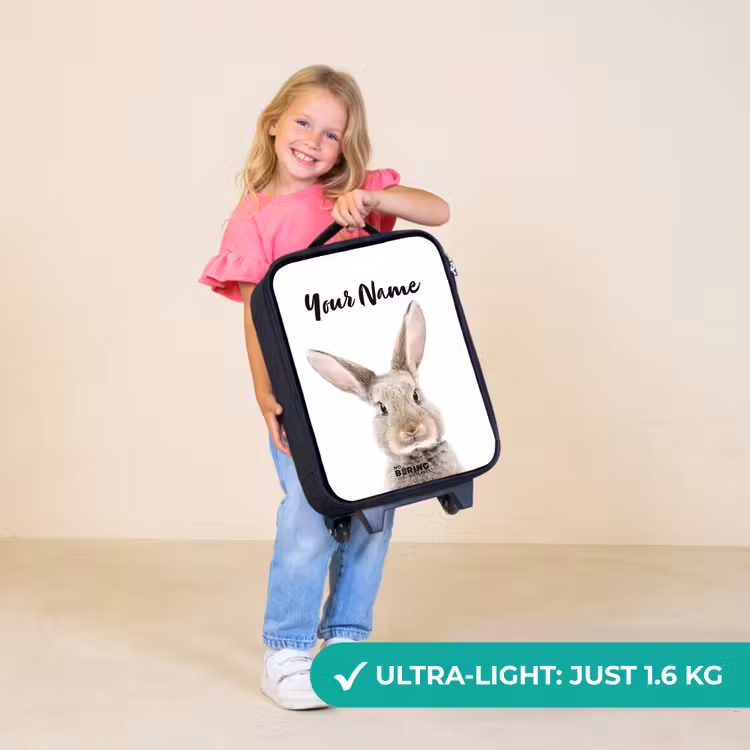 Children's suitcase - Black - Koen Rabbit — 5