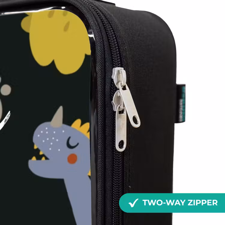 Children's suitcase with name - Loving dinosaur — 6