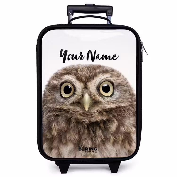Children's suitcase - Black - Ulke Owl — 1