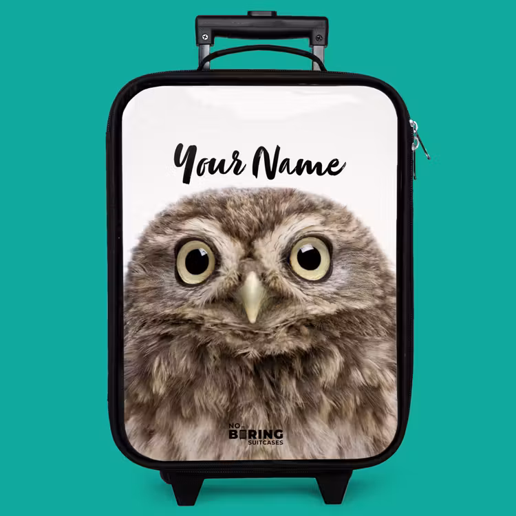 Children's suitcase - Black - Ulke Owl — 4