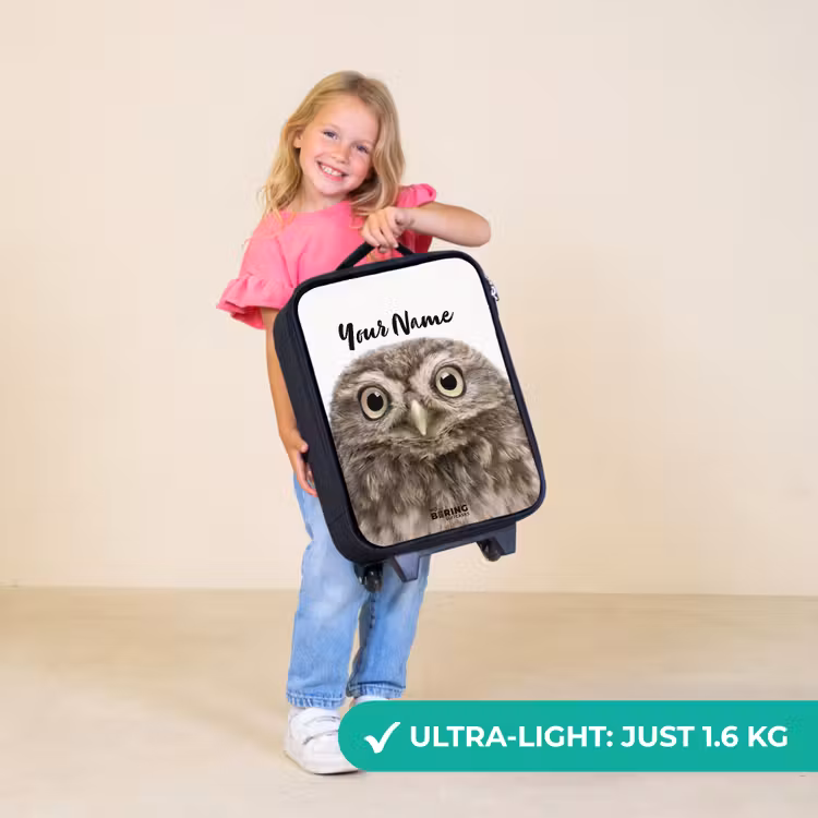 Children's suitcase - Black - Ulke Owl — 5