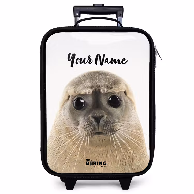 Children's suitcase - Black - Zyon Seal — 1