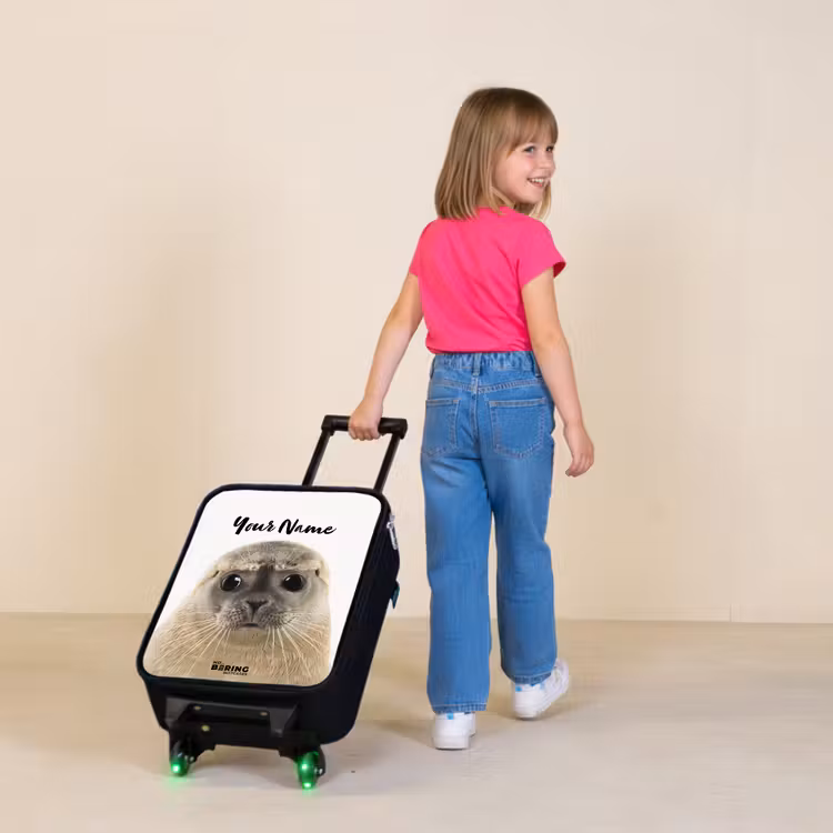 Children's suitcase - Black - Zyon Seal — 2