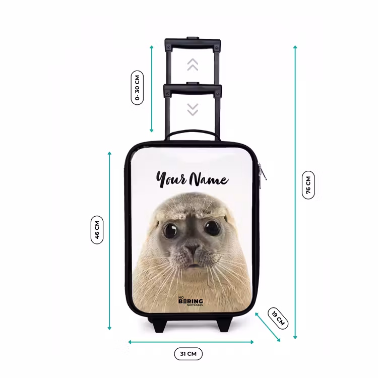 Children's suitcase - Black - Zyon Seal — 3